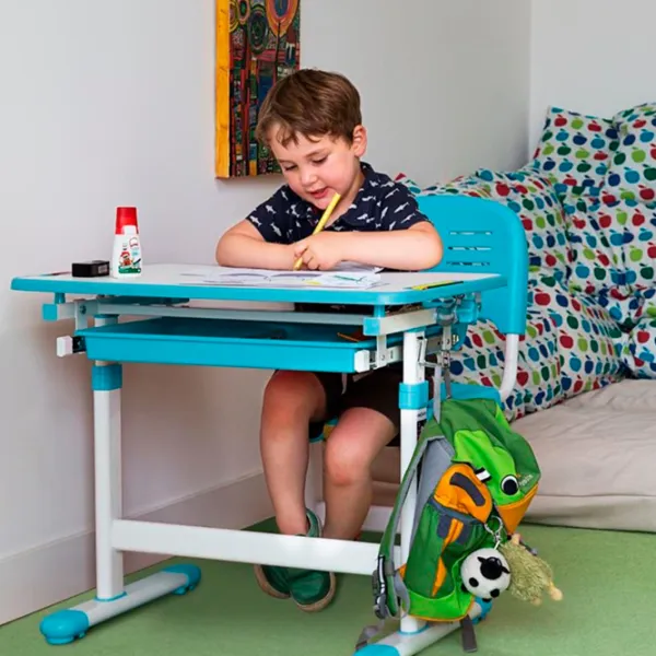 Set de mobilă pentru copii OneConcept Annika Blue / pentru băieți photo 5 Set de mobilă pentru copii OneConcept Annika Blue / pentru băieți photo 5