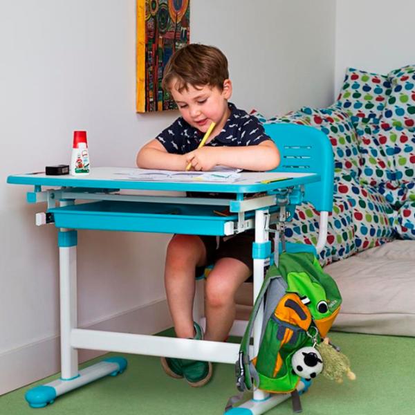 Set de mobilă pentru copii OneConcept Annika Blue / pentru băieți photo 5 Set de mobilă pentru copii OneConcept Annika Blue / pentru băieți photo 5