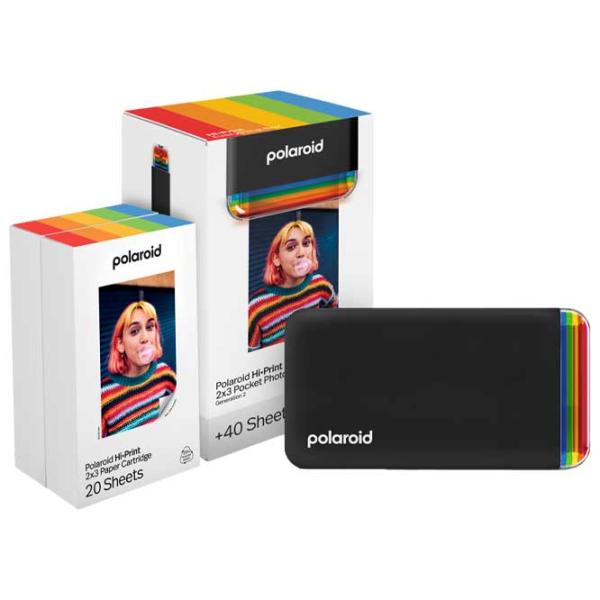 Фотопринтер Polaroid Hi-Print 2x3 Generation 2 E-Box Цветная/ Black photo 7