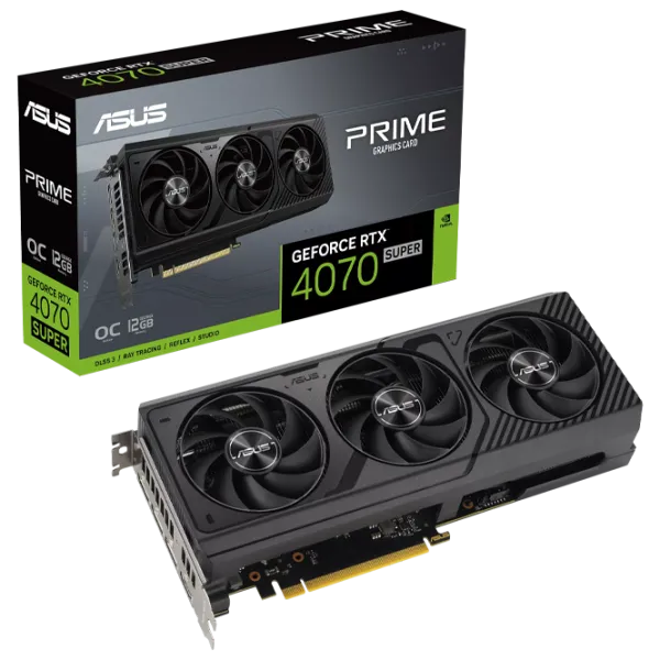 Placă video Asus GeForce RTX 4070 SUPER OC Edition PCI Express x16 4.0 / 12 GB photo 7