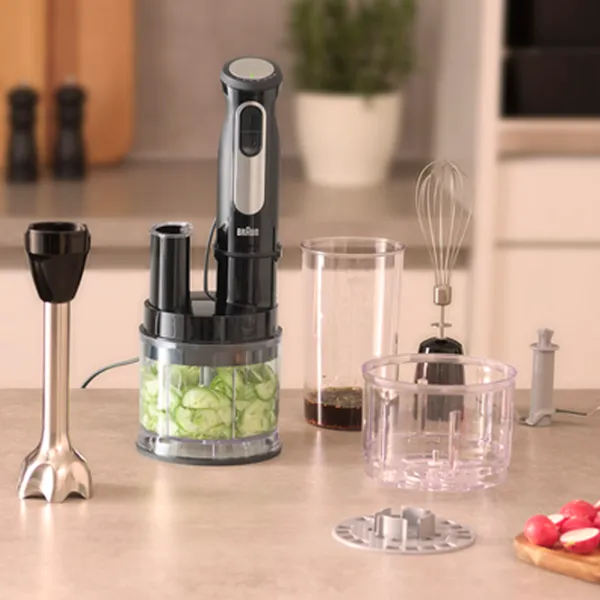 Blender de mână Braun MQ55755MBK 1000 W / Black photo 3