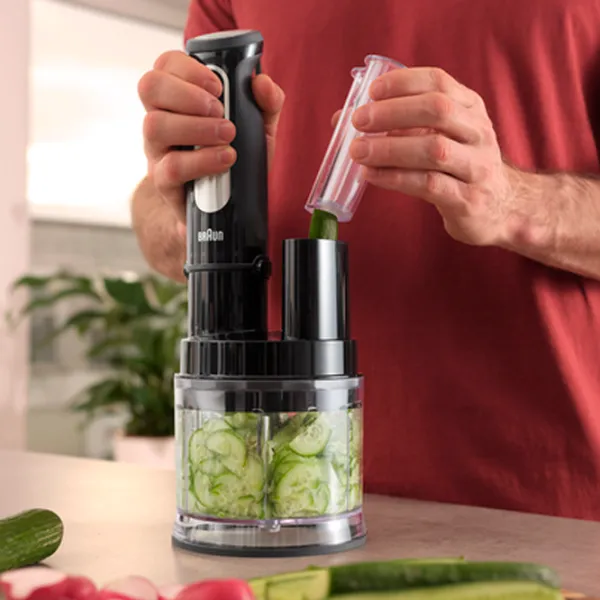 Blender de mână Braun MQ55755MBK 1000 W / Black photo 4
