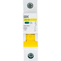 Автоматический выключатель IEK MVA20-1-005-C Модульная/ 5 A