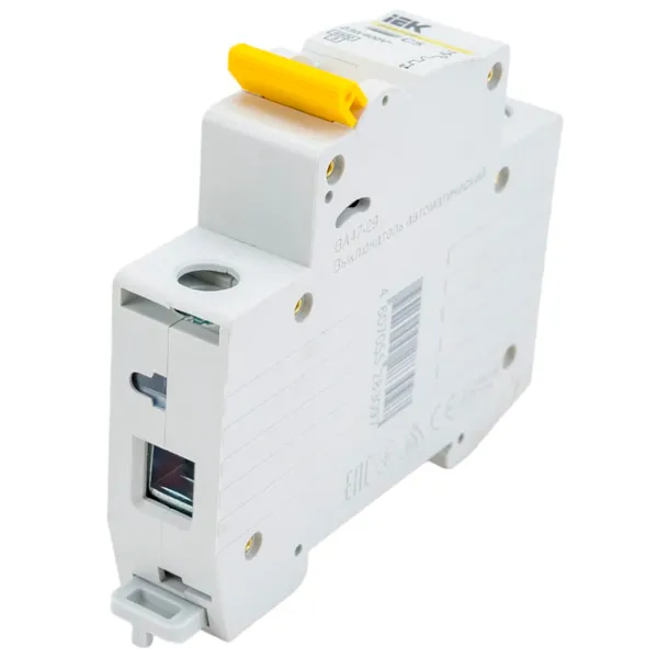 Автоматический выключатель IEK MVA20-1-005-C Модульная/ 5 A photo 3