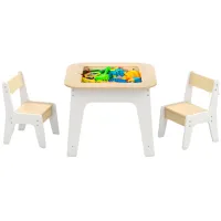 Детский мебельный набор Costway HY10104YW Natural / унисекс photo 4
