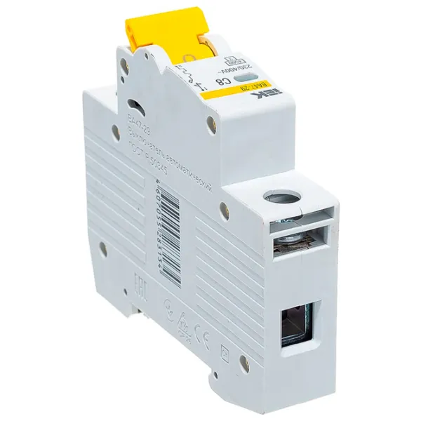 Автоматический выключатель IEK MVA20-1-008-C Модульная/ 8 A photo 3 Автоматический выключатель IEK MVA20-1-008-C Модульная/ 8 A photo 3