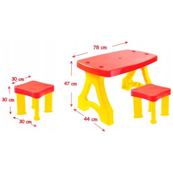 Set de mobilă pentru copii MochToys Piknik 11852 Yellow / unisex photo 3