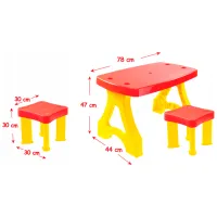 Детский мебельный набор MochToys Piknik 11852 Желтый / унисекс photo 3