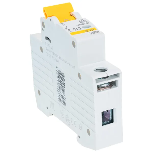 Автоматический выключатель IEK MVA20-1-010-C Модульная/ 10 A photo 2 Автоматический выключатель IEK MVA20-1-010-C Модульная/ 10 A photo 2