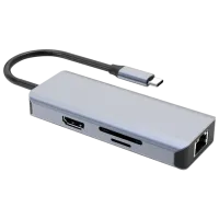Adaptor Hub Proove Iron Link USB Type-C/ Gray photo 2