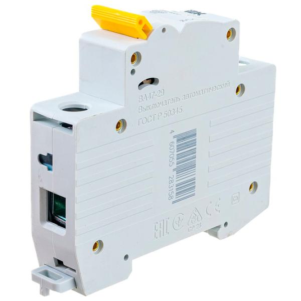 Автоматический выключатель IEK MVA20-1-013-C Модульная/ 13 A photo 2