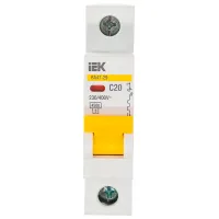 Автоматический выключатель IEK MVA20-1-020-C Модульная/ 20 A