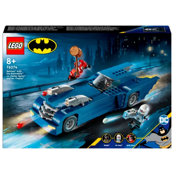 Constructor LEGO Batmobile vs Harley Quinn & Mr Freeze Clasic/ Multicolor photo 1