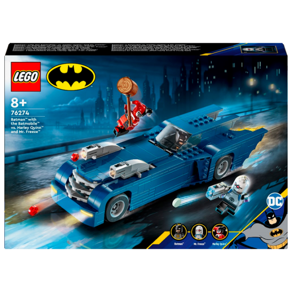 Constructor LEGO Batmobile vs Harley Quinn & Mr Freeze Clasic/ Multicolor photo 1