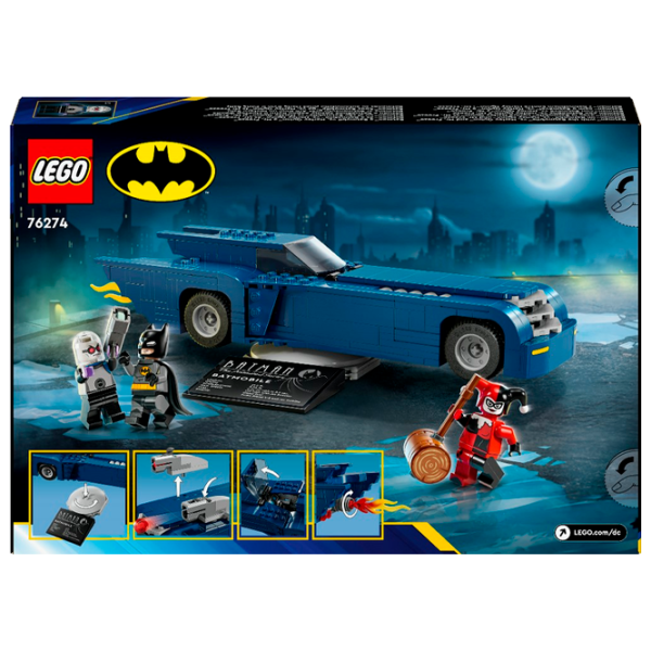 Constructor LEGO Batmobile vs Harley Quinn & Mr Freeze Clasic/ Multicolor photo 10