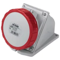 Priză Scame 517.3257 380 V/ Type DIN/ Gray