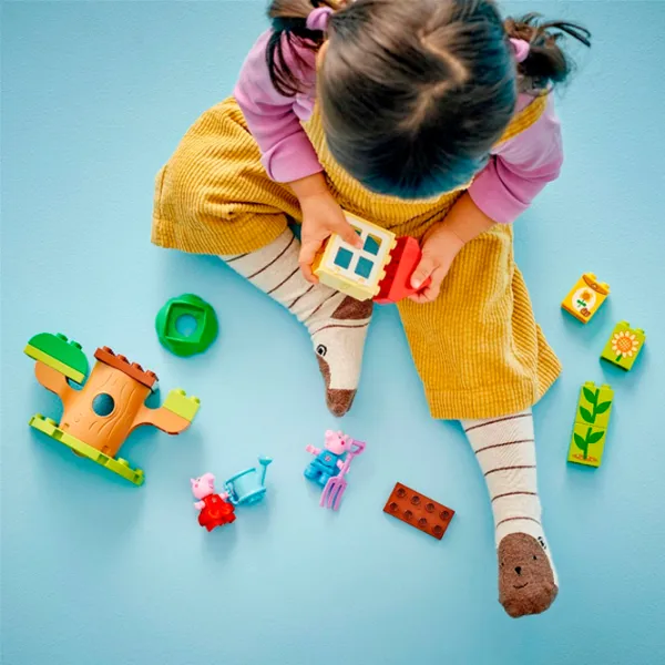 Constructor LEGO Peppa Pig Garden And Tree House Clasic/ Multicolor photo 9