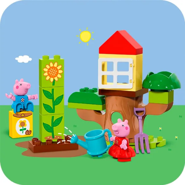 Constructor LEGO Peppa Pig Garden And Tree House Clasic/ Multicolor photo 11