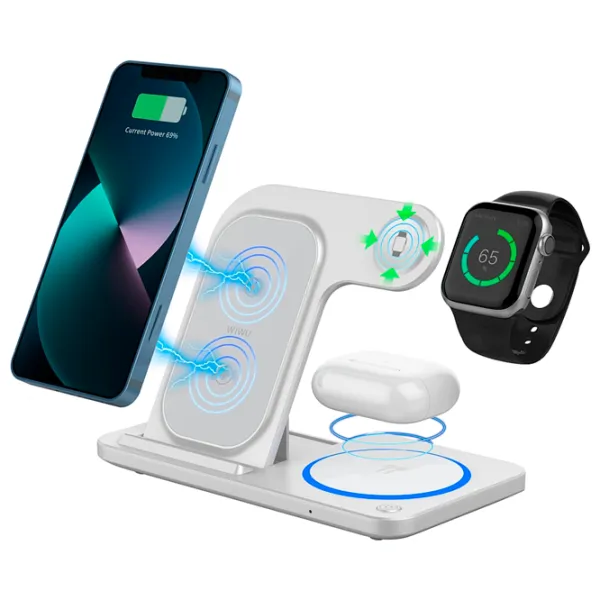 Încărcător wireless WIWU Wi-W020 3 A/ White photo 5