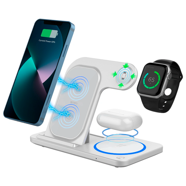 Încărcător wireless WIWU Wi-W020 3 A/ White photo 5