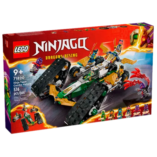Constructor LEGO Ninja Team Combo Vehicle Clasic/ Multicolor photo 1