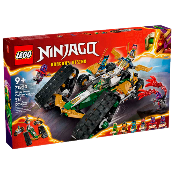 Constructor LEGO Ninja Team Combo Vehicle Clasic/ Multicolor photo 1