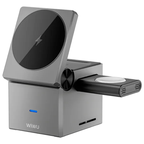 Încărcător wireless WIWU Wi-W030 3 A/ Gray photo 1