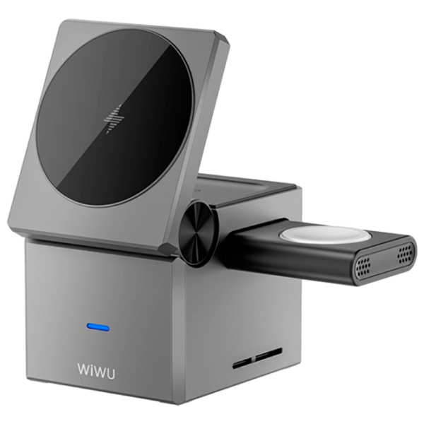 Încărcător wireless WIWU Wi-W030 3 A/ Gray photo 1
