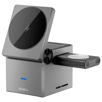 Încărcător wireless WIWU Wi-W030 3 A/ Gray