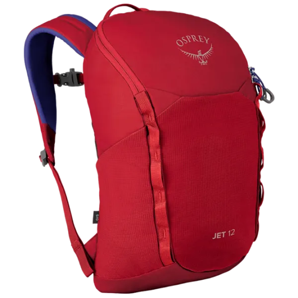 Ghiozdan pentru copii Osprey Jet 12 II Gray Red/ 12 l photo 1