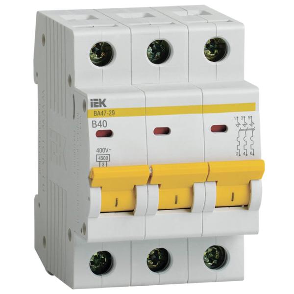 Întrerupător automat IEK MVA20-3-040-B Modulară/ 40 A photo 1
