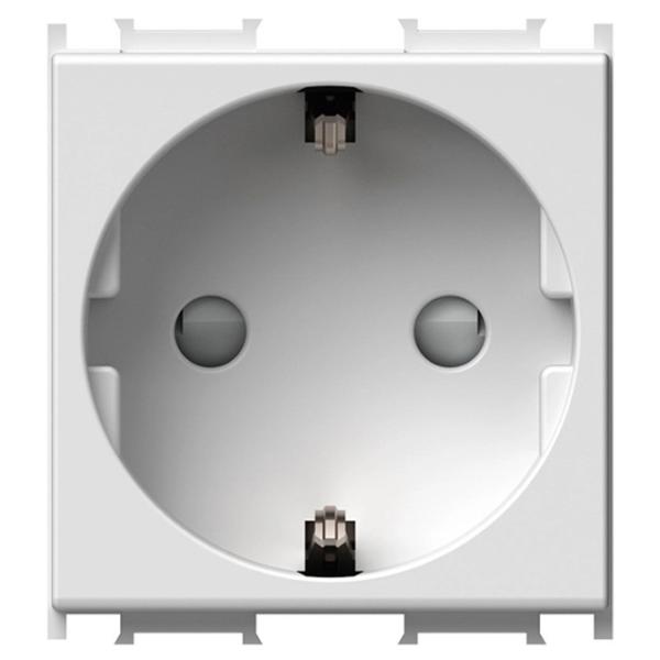 Розетка Scame VM10PWU 250 В/ Type-F/ White photo 1