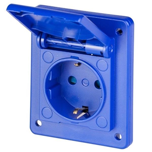 Розетка Scame 570.4062 220 - 240 В/ Type-F/ Blue photo 1 Розетка Scame 570.4062 220 - 240 В/ Type-F/ Blue photo 1
