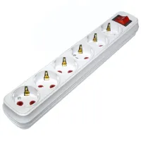 Priză mobilă Horoz 200.600.602 250 V/ Type-F/ White