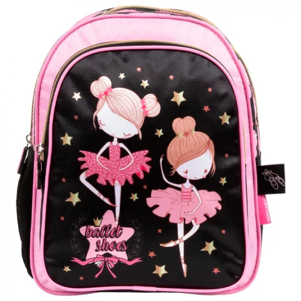 Ghiozdan pentru copii Derform Ballerina Black Pink photo 4
