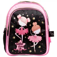 Ghiozdan pentru copii Derform Ballerina Black Pink photo 4