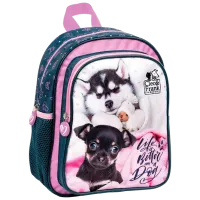 Ghiozdan pentru copii Derform Cleo & Frank Pink Blue