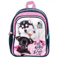 Ghiozdan pentru copii Derform Cleo & Frank Pink Blue photo 4