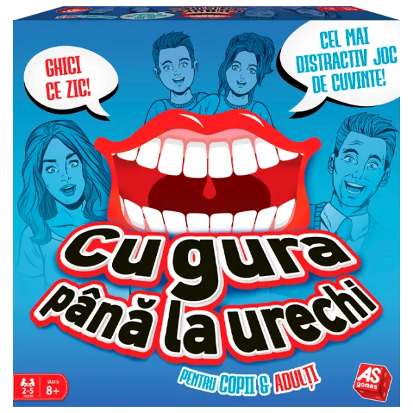 Настольная игра As Cu gura pana la urechi 8+/ Развитие photo 1 Настольная игра As Cu gura pana la urechi 8+/ Развитие photo 1