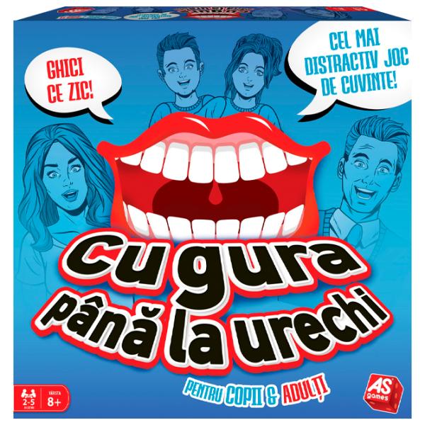 Настольная игра As Cu gura pana la urechi 8+/ Развитие photo 1 Настольная игра As Cu gura pana la urechi 8+/ Развитие photo 1
