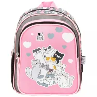 Ghiozdan pentru copii Derform Cleo & Frank Gray Pink photo 2