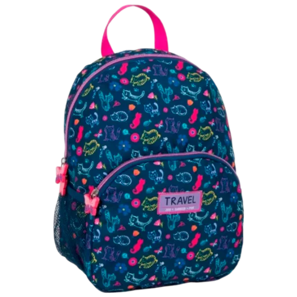 Ghiozdan pentru copii Derform Cleo & Frank Pink Blue photo 1