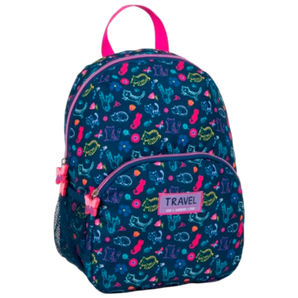 Ghiozdan pentru copii Derform Cleo & Frank Pink Blue photo 1