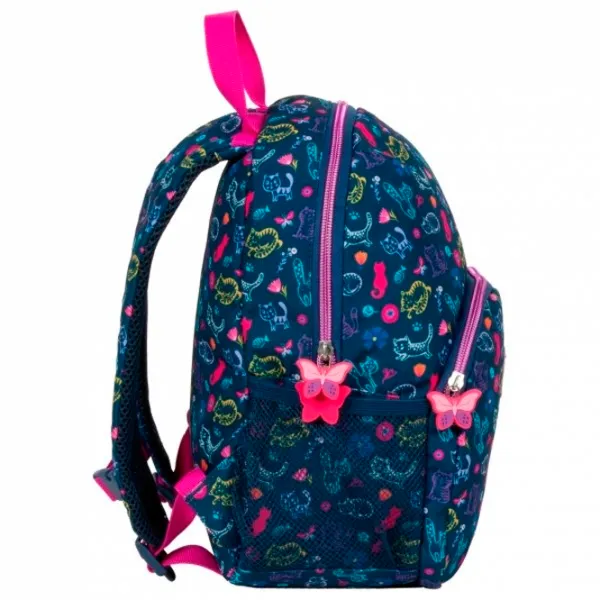 Ghiozdan pentru copii Derform Cleo & Frank Pink Blue photo 4