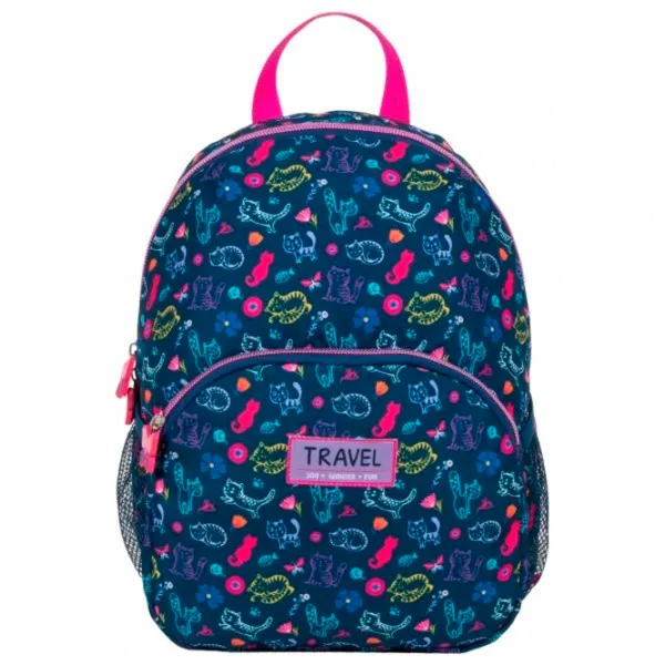Ghiozdan pentru copii Derform Cleo & Frank Pink Blue photo 5
