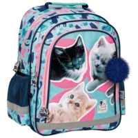 Ghiozdan pentru copii Derform Cleo & Frank Pink Blue