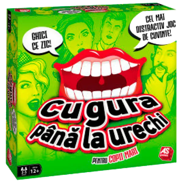 Настольная игра As Cu gura pana la urechi 12+/ Развитие photo 1 Настольная игра As Cu gura pana la urechi 12+/ Развитие photo 1