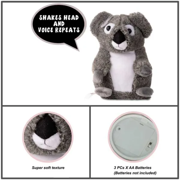 Jucărie moale Pugs At Play Animals Joey Koala 1+/ Gray photo 4 Jucărie moale Pugs At Play Animals Joey Koala 1+/ Gray photo 4