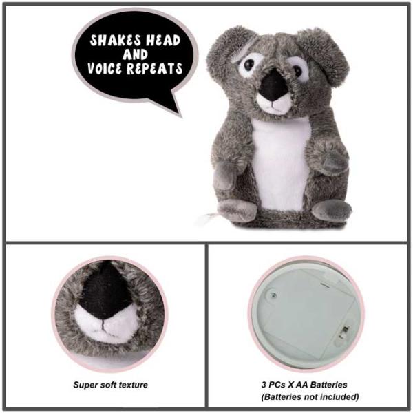 Jucărie moale Pugs At Play Animals Joey Koala 1+/ Gray photo 4 Jucărie moale Pugs At Play Animals Joey Koala 1+/ Gray photo 4