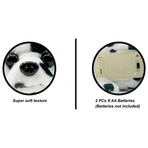 Jucărie moale Pugs At Play Animals Walking Dog PAP02 1+/ White photo 5 Jucărie moale Pugs At Play Animals Walking Dog PAP02 1+/ White photo 5